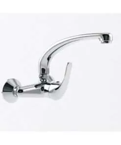 MONOMANDO FREGADERO MURAL CAÑO ALTO MODELO CADIZ  15 CM  VENTA POR PEDIDO  EN MOSTRADOR,  ( I.V.A. INCLUIDO )