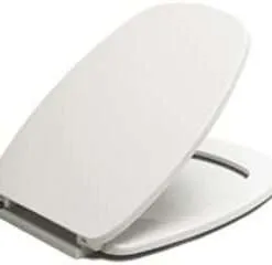 ASIENTO Y TAPA DE INODORO  MODELO PRINCESA COLOR BLANCO, CON BISAGRA (BR)  ( I.V.A. INCLUIDO )