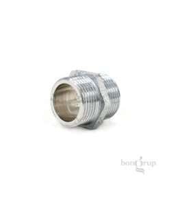 CONTRA ROSCA  M-M DE 3/8 X 1/2  CROMO  ( I.V.A. INCLUIDO )