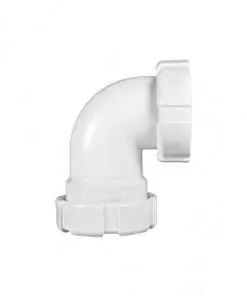 CODO CORTO PVC AC-10 TUERCA M-H -1"  ( I.V.A. INCLUIDO )