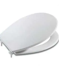 ASIENTO W. C. ACETAL. BLANCO CON BISAGRA DE PLASTICO MODELO ZOOM  ( I.V.A. INCLUIDO )