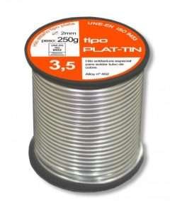 HILO ESTAÑO PLATA 3,5 % DE 250 GRAMOS 2 METROS LINEAL ( I.V.A. INCLUIDO )