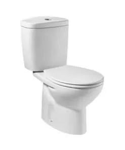 TAZA W.C. ZOOM SALIDA SUELO COLOR BLANCO Y CISTERNA ZOOM BLANCO SALIDA LATERAL CON MECANISMO PULSADOR ZOOM,, MANG. EX. INOD. 90 SIN ASIENTO, VENTA POR MOSTRADOR, ( I.V.A INCLUIDO )