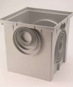 ARQUETA DE 40X40 PVC P.P. DE COLOR GRIS  (I.V.A. INCLUIDO )