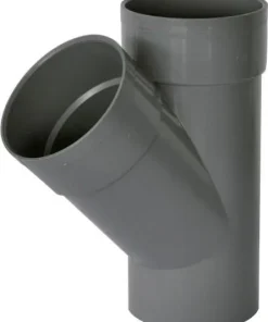 DERIVACION DE PVC DE 160 X 45º COLOR GRIS ( I.V.A. INCLUIDO )