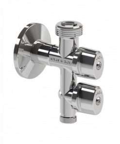 LLAVE ESCUADRA COMBI ORFESA INOXIDABLE DE 1/2X3/8X3/4  ( I.V.A. INCLUIDO )
