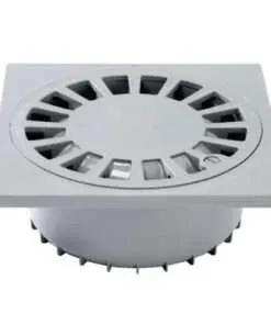 SUMIDERO PVC GRIS DE 15X15 A-20 VERTICAL - 50 ( I.V.A. INCLUIDO )