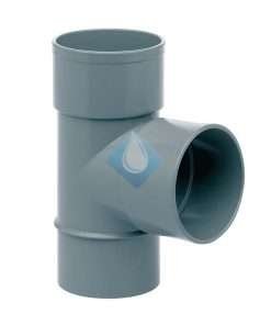 DERIVACION DOBLE PLANA DE 87" M-H-H  110 MM PVC  (I.V.A. INCLUIDO )