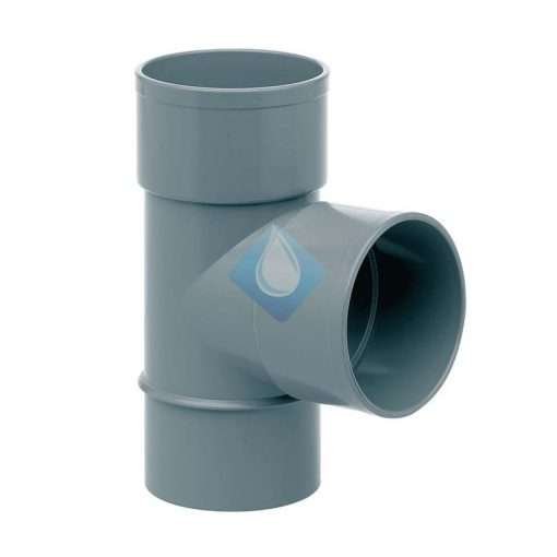 DERIVACION DOBLE PLANA DE 87" M-H-H  110 MM PVC  (I.V.A. INCLUIDO )