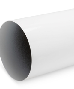 TUBO DE ALUMINIO DE COLOR BLACO DE 125 X 1500 MM.  ( I.V.A. INCLUIDO )