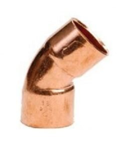 CODO COBRE DE 45º H-H 41 CU 15 MM   (I.V.A.  INCLUIDO )