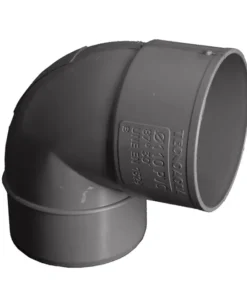 CODO DE PVC MACHO HEMBRA DE 125/87º  ( I.V.A. INCLUIDO )