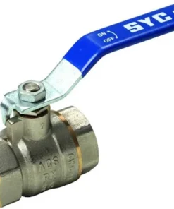 VALVULA ESFERA H-H PALANCA CROMADA DE 1"   ( I.V.A. INCLUIDO )