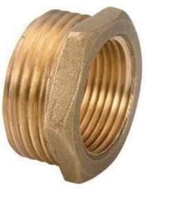 REDUCION EXAGONAL CON VALONA DE 3/8 X 1/2"  ( I.V.A. INCLUIDO )