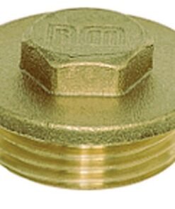 TAPON MACHO DE LATON DE 3/4  ( I.V.A. INCLUIDO )