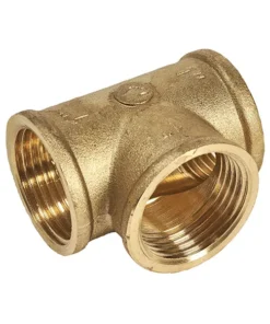 TE P/HIERRO LATON ESTAMPADO DE 1 PULGADA  ( I.V.A. INCLUIDO )